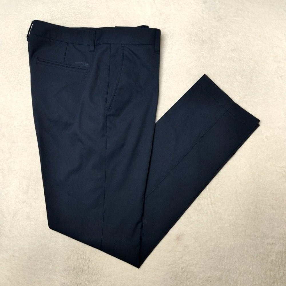 Bonobos Pants Mens 34x34 Blue Chino Slim‎ Golf Highland Tour Commuter Travel